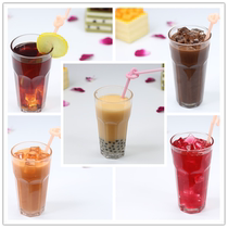 New product simulation drink Hong Kong-style pearl milk tea drink fruit juice ice drink food model counter display sample props