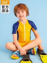 361-degree children swimsuit male summer 2021 new small CUHK boy boy sunscreen one-piece swimsuit training swimsuit