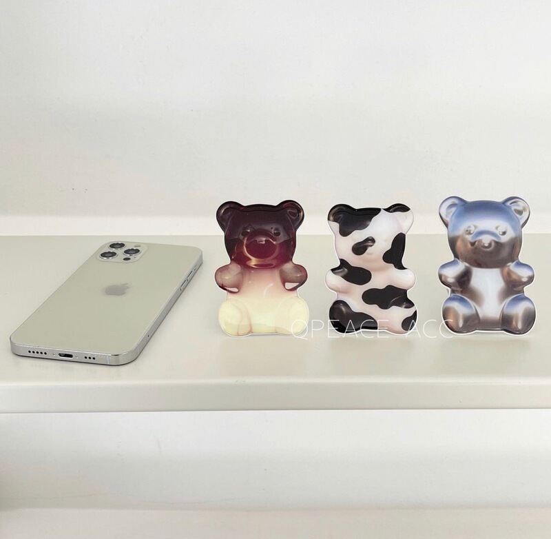 Korean Accessories Jelly Bear Gummy Bear Phone Holder Airbag Holder Z