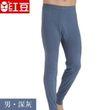 Нижнее белье подходит для мужчин и женщин, хлопковое зимнее термобелье, хлопковые леггинсы, красные черные штаны