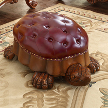 American solid wood sofa stool creative money turtle lucky turtle beckoning turtle stool home living room sofa stool coffee table stool stool