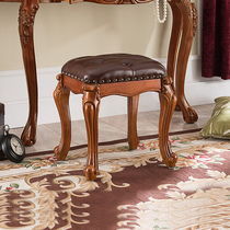 European all solid wood makeup bench stool stool stool stool round stool coffee table stool bedroom stool stool stool