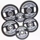 Hengdatai unisex rubber-coated hand-grabbed barbell pieces for commercial household use large hole squat gym weightlifting barbell pieces