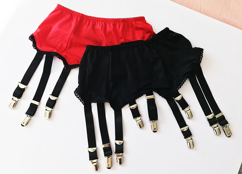 French-style no-undressing retro garter belt with waist cincher – a  25-year-old bestseller, now