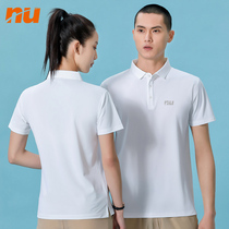 nu short sleeve t-shirt male high-end polo shirt overturning summer golf new men sports speed dry short sleeves