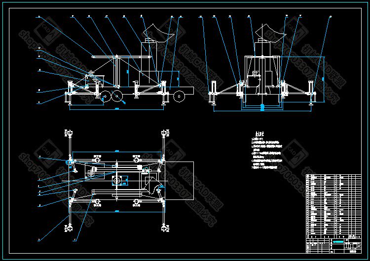 Design CAD drawings for the development of the lifting system for the automatic leveling device of Reda vehicles