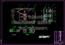 Reducer box three-side double-sided drilling combination machine design including CAD drawings and calculation instructions