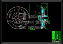 1020 light truck clutch and drive shaft design with CAD drawing description mechanical drawing design