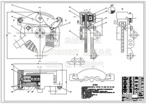 HGC1050 Light commercial vehicle brake design floating clamp disc drum brake with CAD drawings and instructions