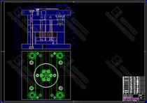 Refrigerator thermostat button injection mold design with CAD drawings and instructions