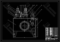 YA32-1000KN type four-column universal hydraulic press design including CAD drawings and instructions