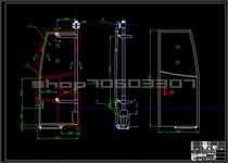 CA6900 long-distance passenger door and door design including CAD drawings and calculation instructions