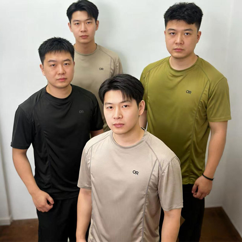 Or Echo Quick-Drying Clothing 80g Outdoor Ultra-Lightweight Breathable Han Silk Technology Sweat-Wicking Short-Sleeved Men's T-Shirt