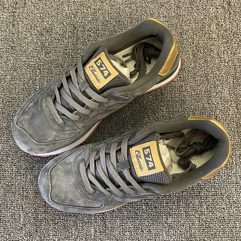 Authentic Men's Shoes 574 Leather Versatile Sneakers 2026 Summer Women's Shoes Breathable Mesh Casual Running Shoes Official Authentic Men's Shoes 574 Leather Versatile Sneakers 2026 Summer Women's Shoes Breathable Mesh Casual Running Shoes Official