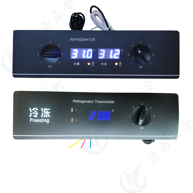 Kitchen Freezer Freezer Thermostat Commercial Refrigerator Display Mechanical Refrigeration and Freezing Four-Door Kitchen Shell Assembly