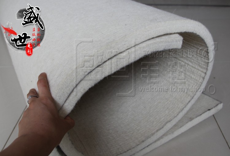 Nỉ cứng mật độ cao cảm thấy giường len tinh khiết cảm thấy pad nỉ 15-50mm nệm kymdan