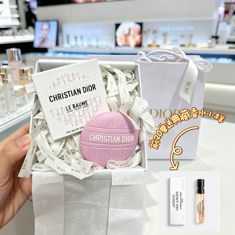In-Stock Japan Exclusive 2026 Summer Limited Edition Dior Monogram Hand Cream Round Essence Moisturizing and Nourishing