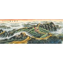 The Soul of China The Great Wall Small Six-foot Chinese Painting 70x180cm Landscape Painting Landscape Calligraphy and painting Calligraphy and painting Xtreme