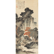 Pu Ru jungle in case of rain 55x133cm Ming and Qing Ancient paintings Copy and print Rice paper un-mounted painting core Chinese painting