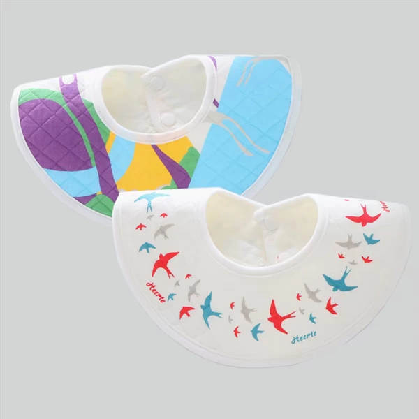 Mới bé cung cấp yếm cotton bib 360 ° nước bọt khăn thấm nước cho bé tròn yếm - Cup / Table ware / mài / Phụ kiện