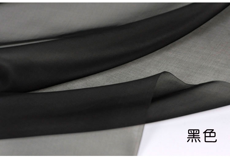 Vải organza sợi cứng 100% lụa màu lụa tơ tằm Vải organza Váy cao cấp mùa hè - Vải vải tự làm vải dạ may áo khoác