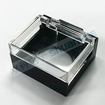 Push button switch Rectangular 16mm Use a protective cover to prevent misoperation Rectangular protective cover can be opened