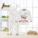 Mới cộng với trẻ sơ sinh cotton kết nối đồ lót quần bông nhồi bông ấm mở tập tin bib cotton trẻ em bảo vệ quần bụng đồ bộ mặc nhà