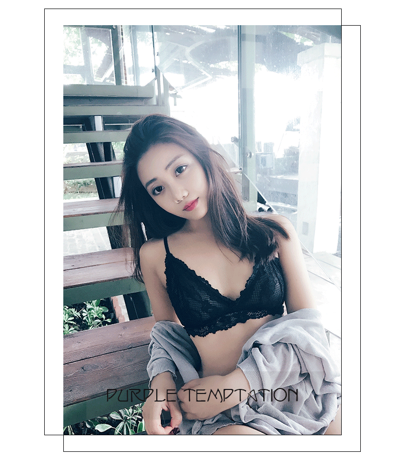 Anna mật ong ngôn ngữ gợi cảm trong suốt không có bọt biển đồ lót nữ lớn ngực nhỏ tam giác siêu mỏng cup bra đặt quần lót phụ nữ