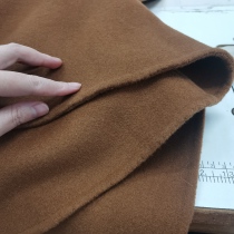 Tailor shop purely hand-sewn to modify the length of double-sided cashmere coat sleeve length modification woolen coat modification