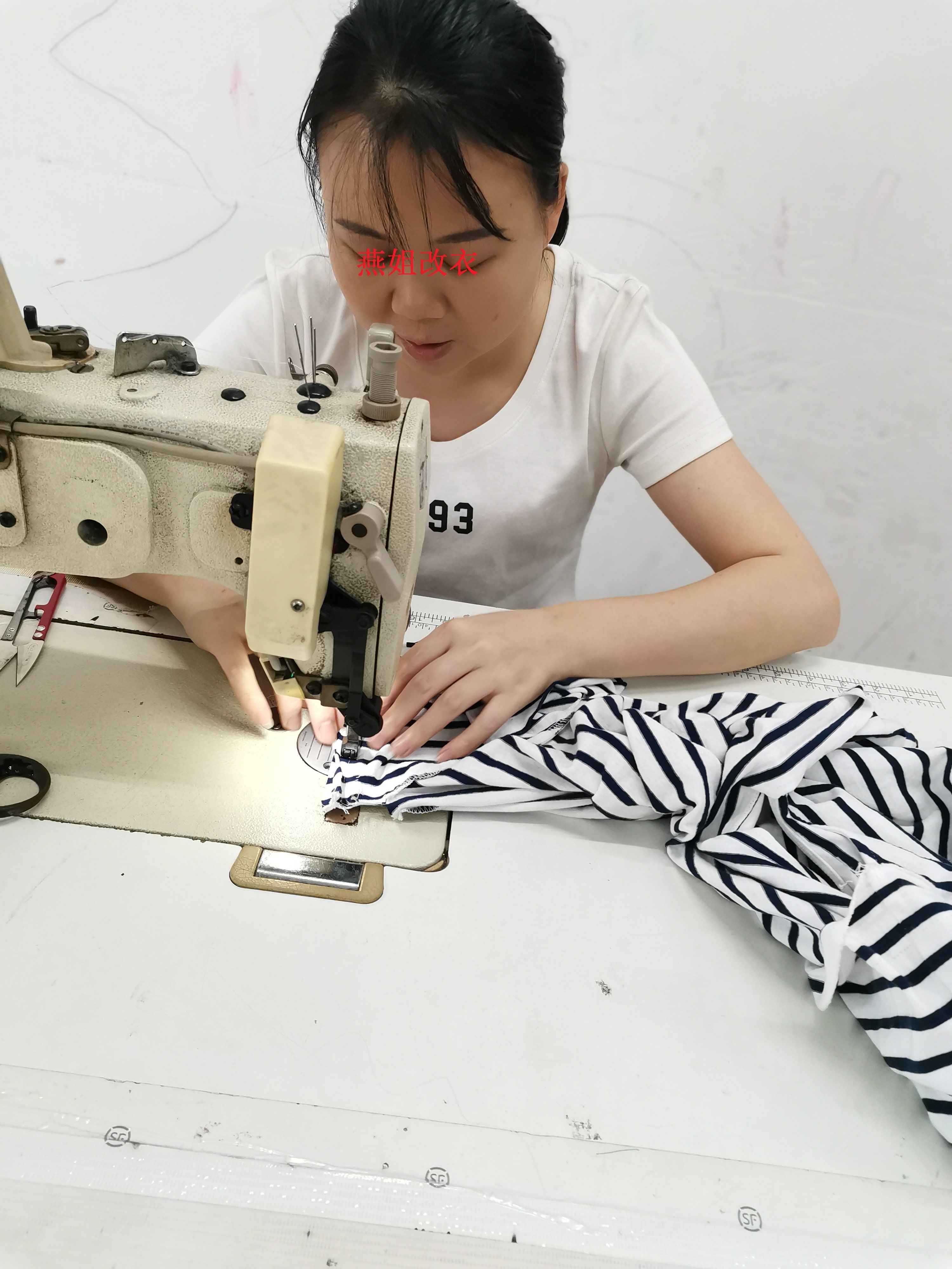 Yan Jie changed clothes tailor shop changed clothes Pants skirt T-shirt length size size change label Overall change thin