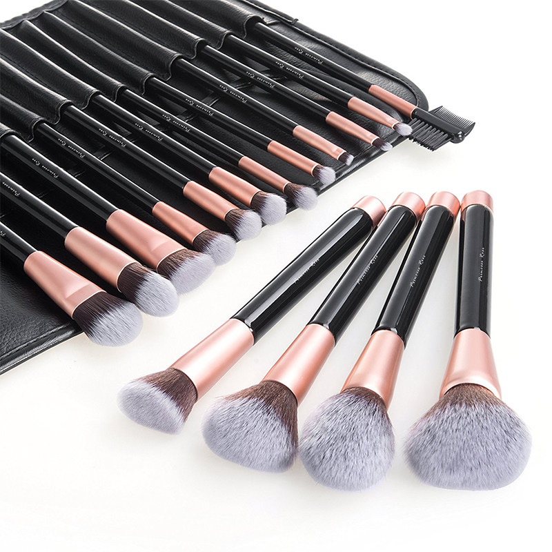 Ins small grape makeup brush set 16 pony recommended Picasso soft hair powder brush full set eye shadow brush giant soft