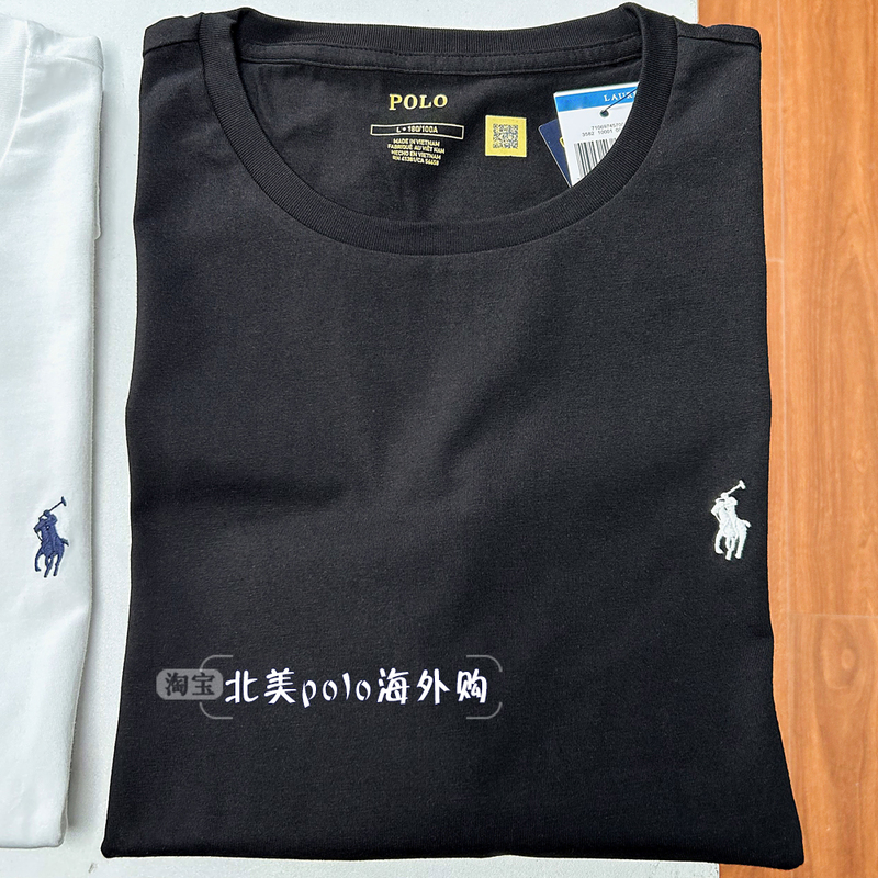 2026 New Ralph Lauren Women's Short-Sleeve T-Shirt with a Horse Logo, Pure Cotton, Stylish Design, Summer Top