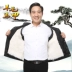 Mùa đông trung niên áo len lông nam một cộng nhung nhung dày ấm áp áo vest da cừu thật Áo vest cotton