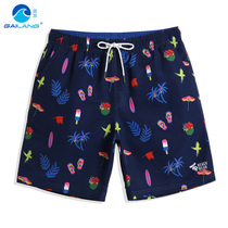 Cover Wave BEACH PANTS MENS FASHION SWIMMING PANTS INNER LINING ANTI-EMBARRASSMENT FRESHENING PRINTED SPA HOLIDAY SHORTS SHORTS UNDERPANTS
