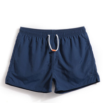 Beach pants mens quick-drying large size loose three-point pants sports boxer hot spring pants swimming pants lined seaside shorts