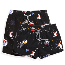 Quick-dry Lovers Beach pants honeymoon vacation swimming trunks hot spring pants shorts men loose size boxer women tide