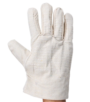7344 4*4 pure cotton 32 lines canvas gloves