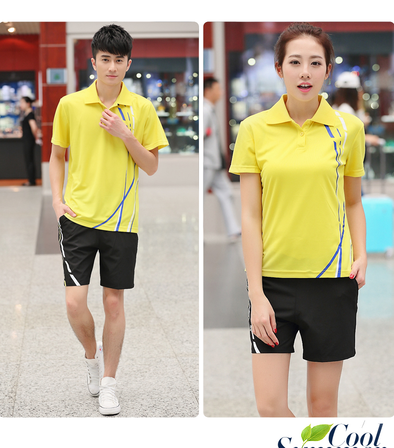 Bộ đồ thể thao đôi nam mùa hè giản dị áo thun ngắn tay phù hợp với quần áo thể thao nữ cotton năm quần mùa hè - Thể thao sau quần áo chạy bộ adidas