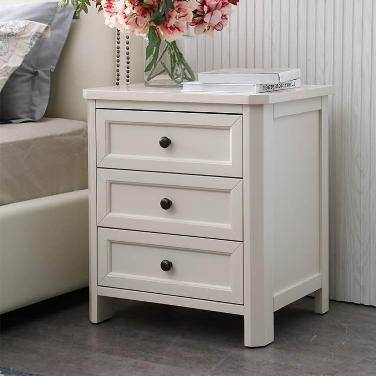 Luxurious family American bed head cabinet full solid wood pure simple and beautiful oak bed head cabinet double pumping and three pumping compositions