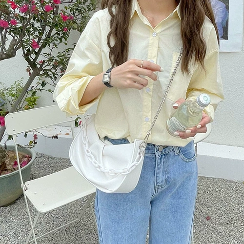 Летняя акриловая цепь, сумка подмышку, сумка для телефона для отдыха, коллекция 2023