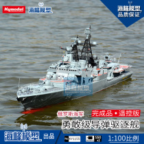 Model 1:100 Russian brave class destroyer remote control warship model finished product