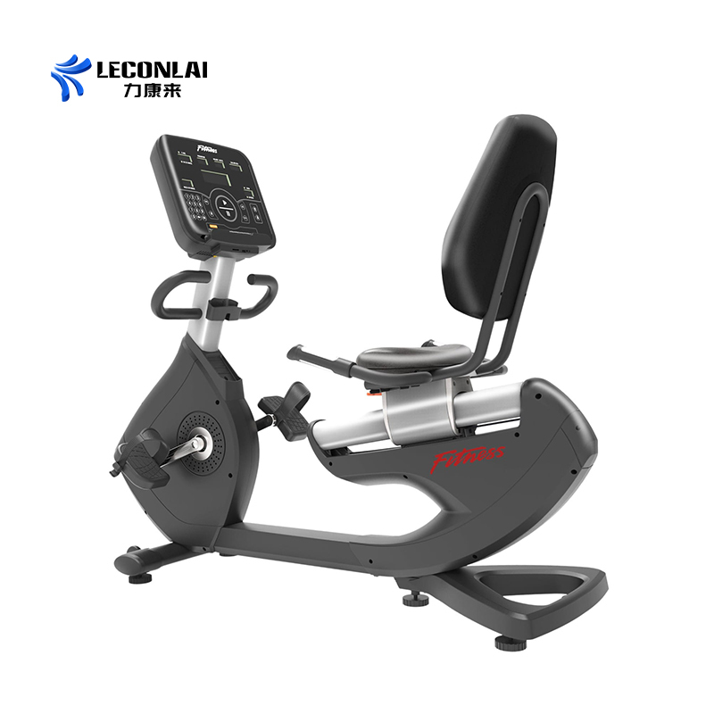 Commercial Horizontal Exercise Bike, Silent Magnetic Control Rehabilitation Bike, Home Aerobic Fitness Equipment, Indoor Bicycle