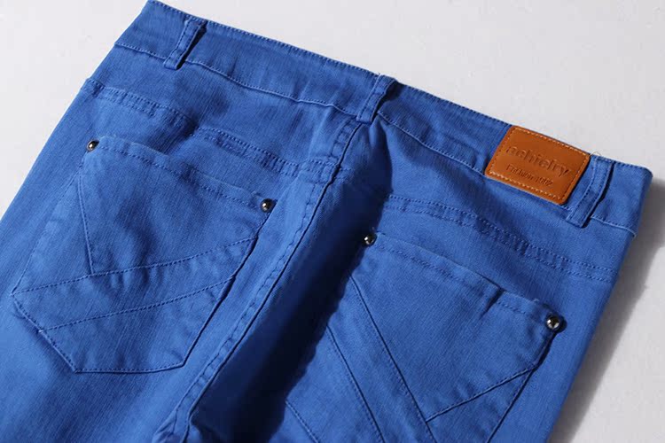 Mùa xuân mới quần âu nhiều màu quần thun quần legging nữ Slim là quần mỏng chín quần La10 quần legging nữ thể thao