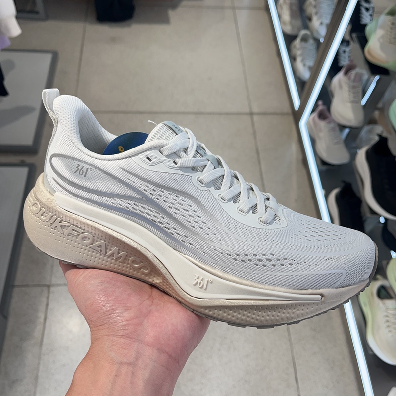 361 Degrees 26Th Summer New Model Thick-Soled Height-Increasing Comfortable Running Shoes Sports Shoes Supportive for Long Walks Without Fatigue