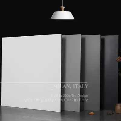 Simple modern living room floor tiles solid color Foshan full tile dressing room kitchen wall tiles shopping mall gray tile 800
