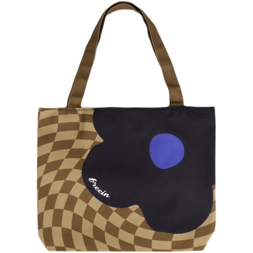 FREEIN Брендовый шоппер, сумка на одно плечо, вместительные и большые шахматы