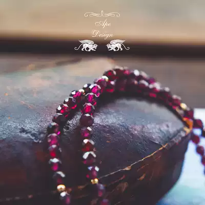 Collectible Purple Tooth Black Garnet Bracelet