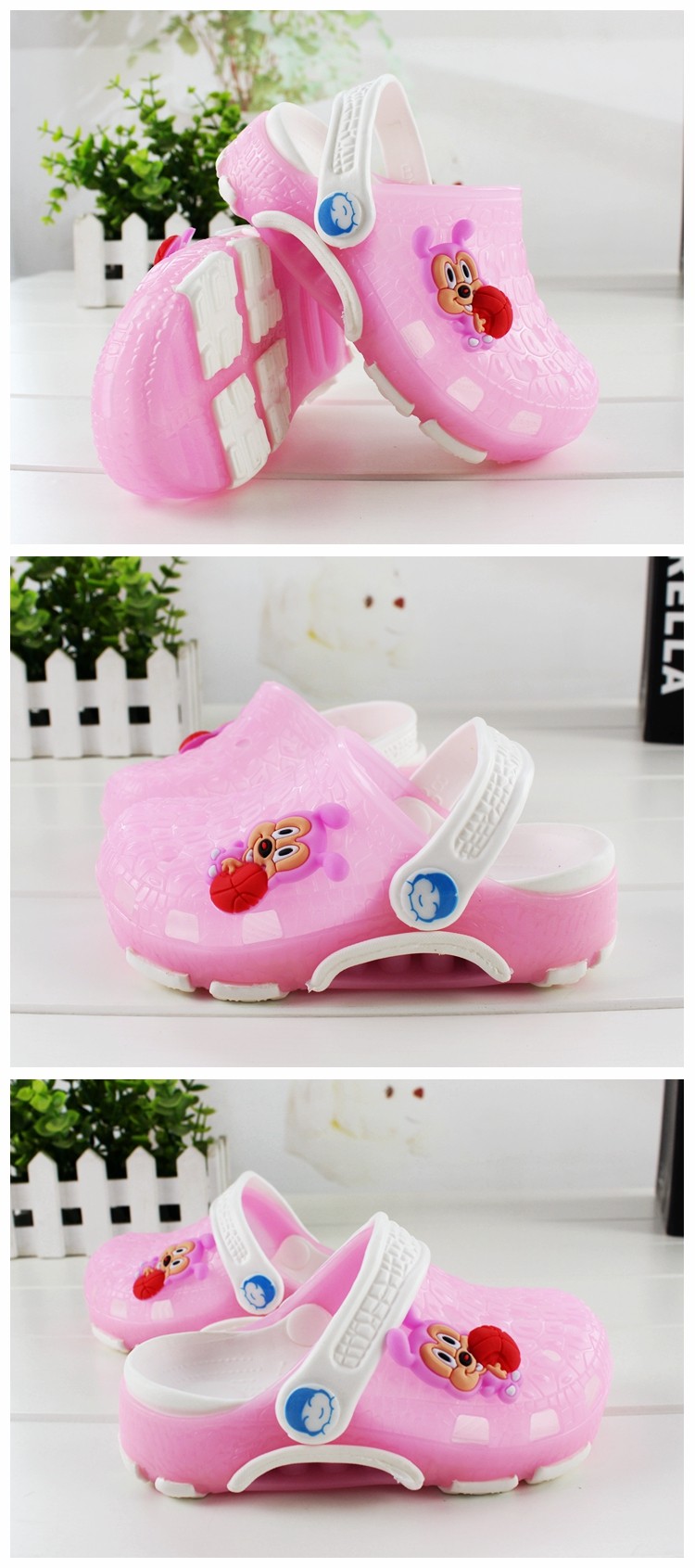 Chaussons enfants en autre pour été - semelle caoutchouc antidérapant - Ref 986546 Image 20