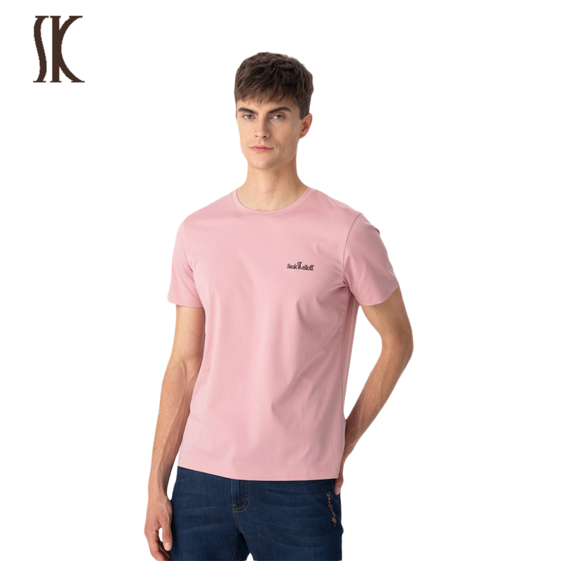 SK San Ganov New Men's Dress Net Color Multicolored Optional Short Sleeve T-shirt Men T-Shirt 100 Hitch Summer Blouse T