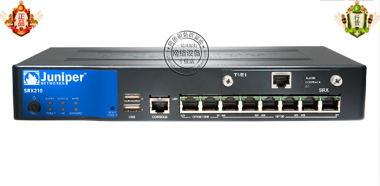 () juniper SRX210H 6-port 100 trillion 2-port one thousand trillion Enterprise-grade firewall Business Gateway